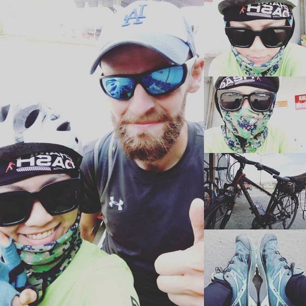 Đạp xe 160km cùng anh chàng người Đức đi Hồ trị An giữa cái nóng 40 độ